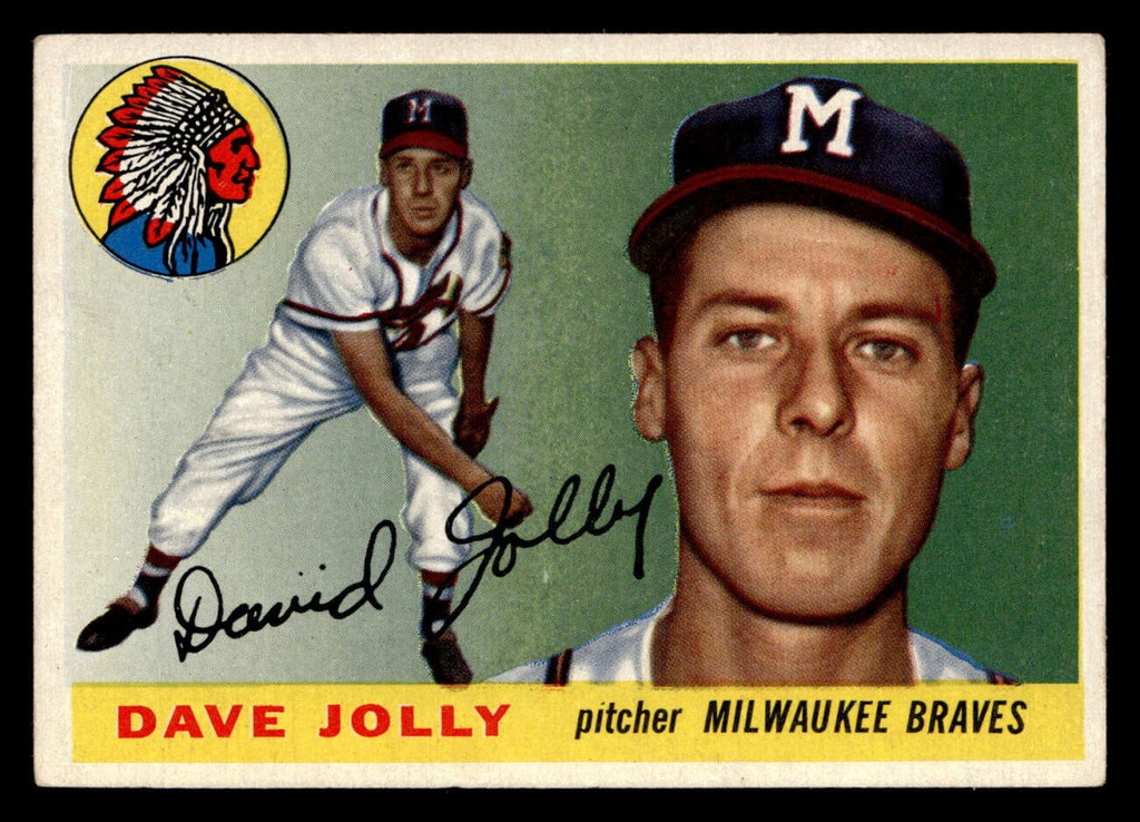 1955 Topps #35 Dave Jolly Excellent+ 