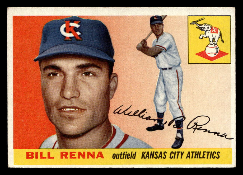 1955 Topps #121 Bill Renna UER VG-EX  ID: 522821