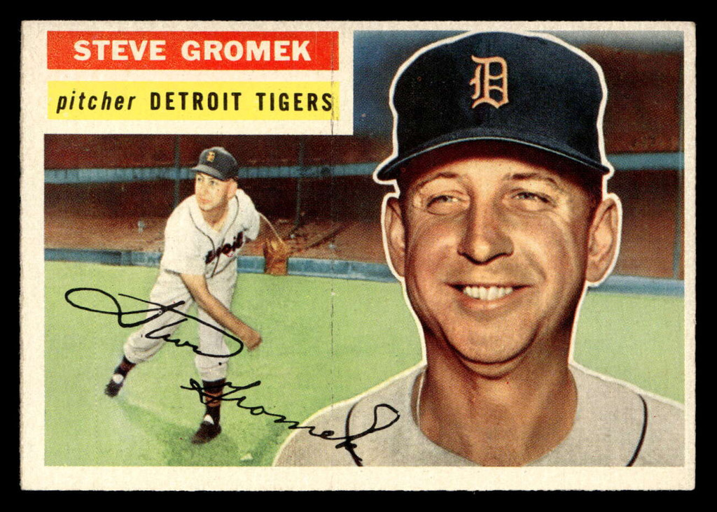 1956 Topps #310 Steve Gromek Excellent  ID: 522925