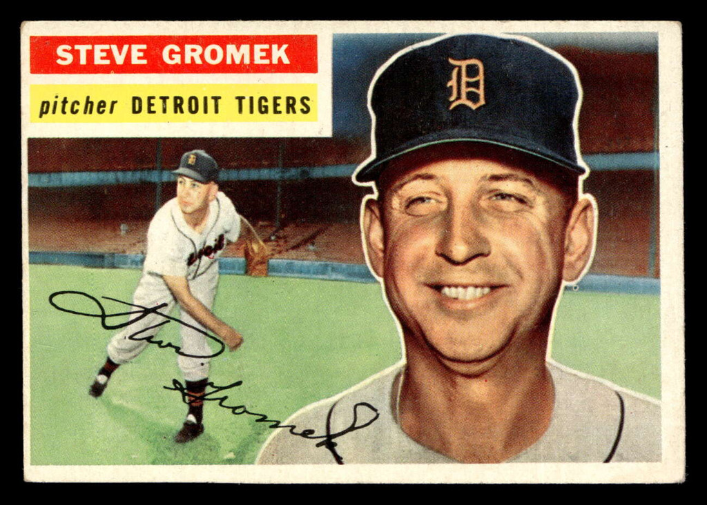 1956 Topps #310 Steve Gromek Excellent+  ID: 522928