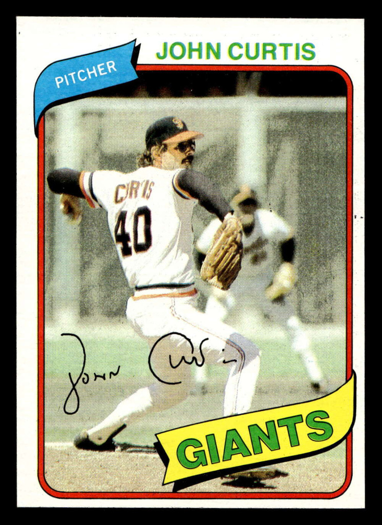 1980 Topps #12 John Curtis DP Near Mint+ 