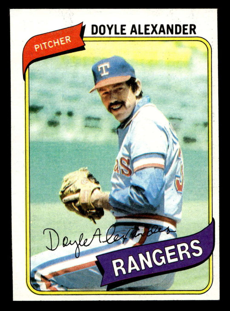 1980 Topps #67 Doyle Alexander Near Mint 