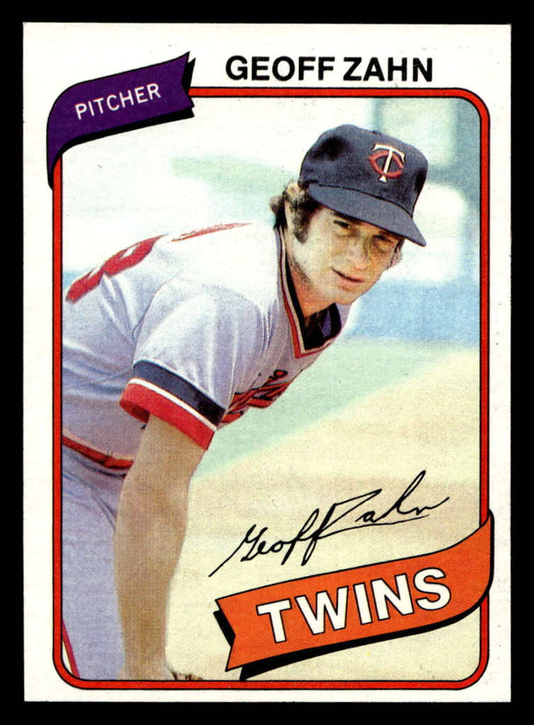 1980 Topps #113 Geoff Zahn Near Mint+ 