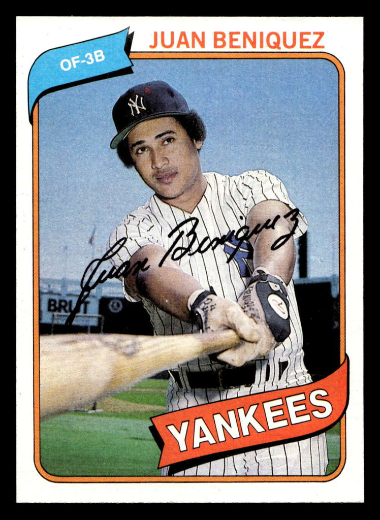 1980 Topps #114 Juan Beniquez Near Mint+ 