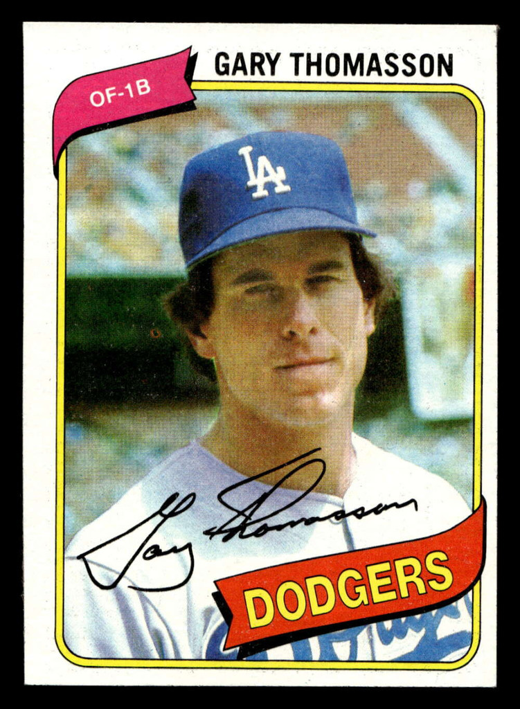 1980 Topps #127 Gary Thomasson Near Mint 