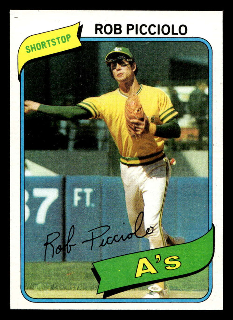 1980 Topps #158 Rob Picciolo DP Near Mint+ 