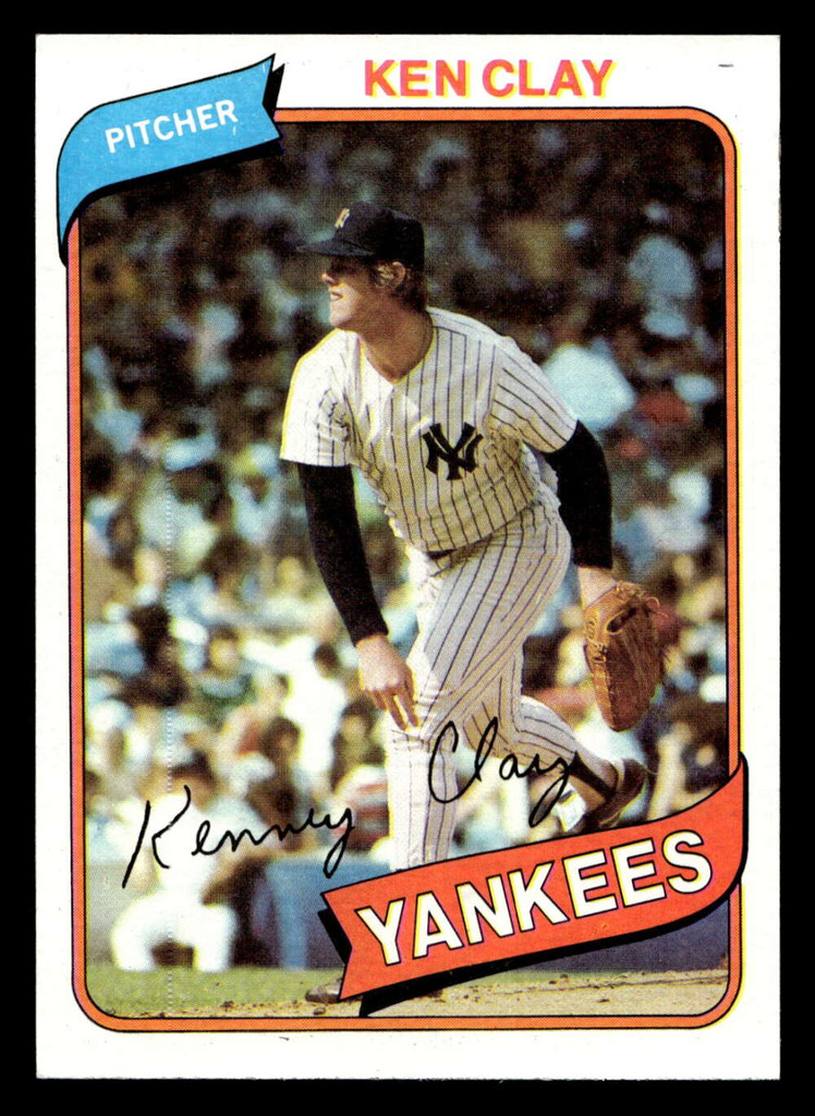 1980 Topps #159 Ken Clay Near Mint 