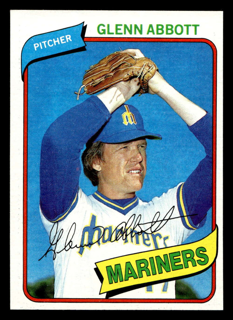 1980 Topps #166 Glenn Abbott Near Mint+ 