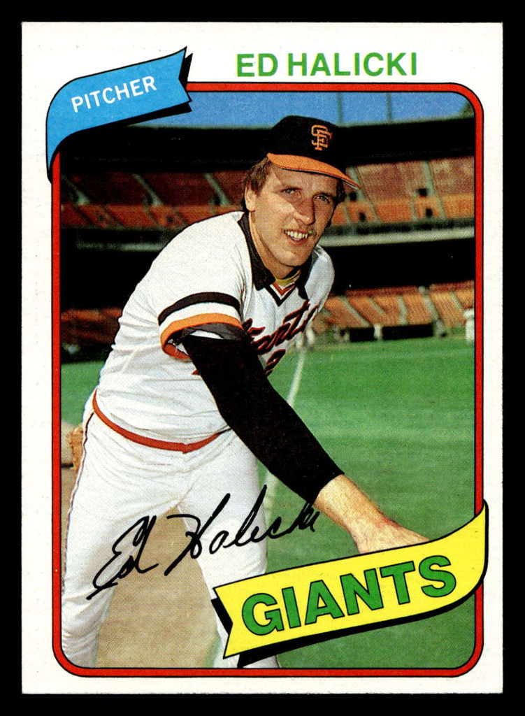 1980 Topps #217 Ed Halicki Near Mint+ 