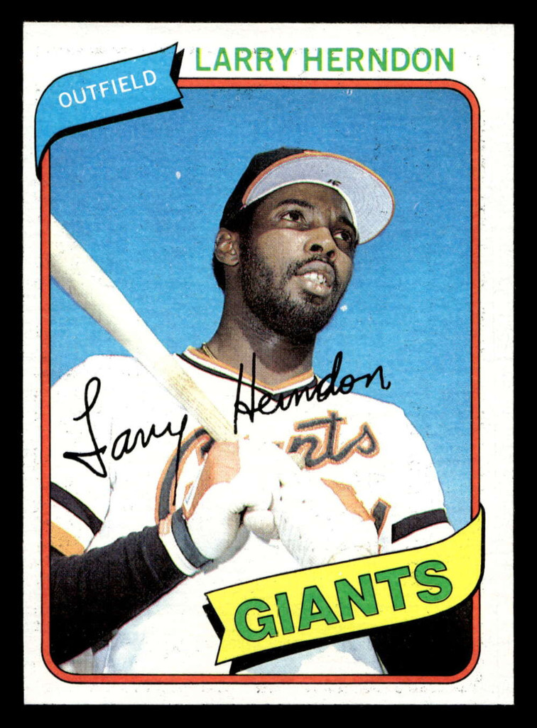 1980 Topps #257 Larry Herndon Near Mint+ 