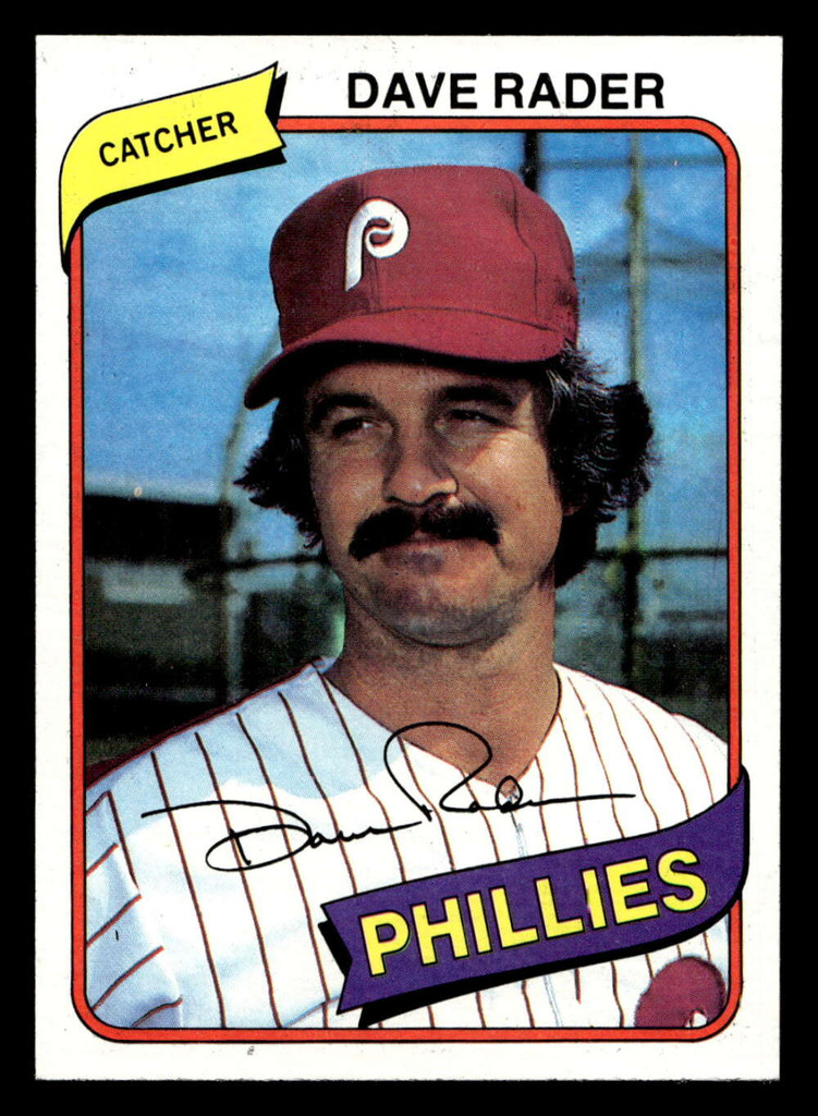 1980 Topps #296 Dave Rader Near Mint 