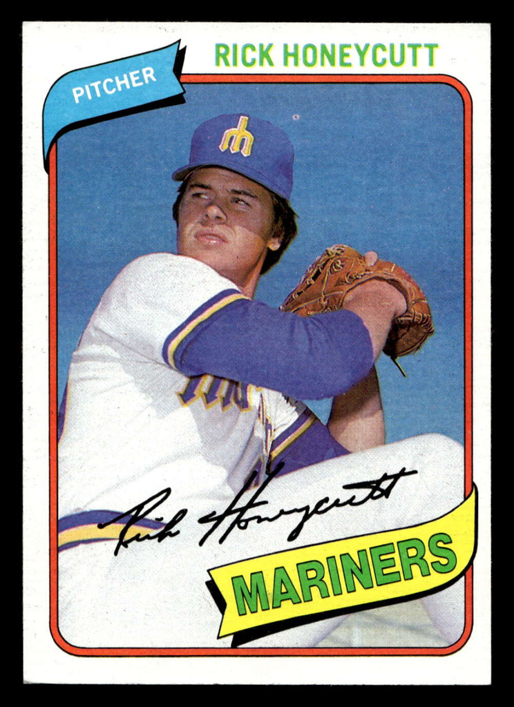1980 Topps #307 Rick Honeycutt Ex-Mint 