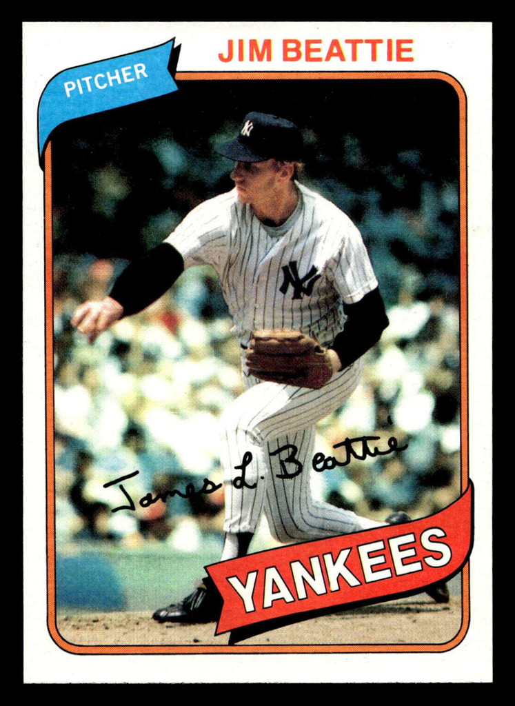 1980 Topps #334 Jim Beattie Near Mint+ 