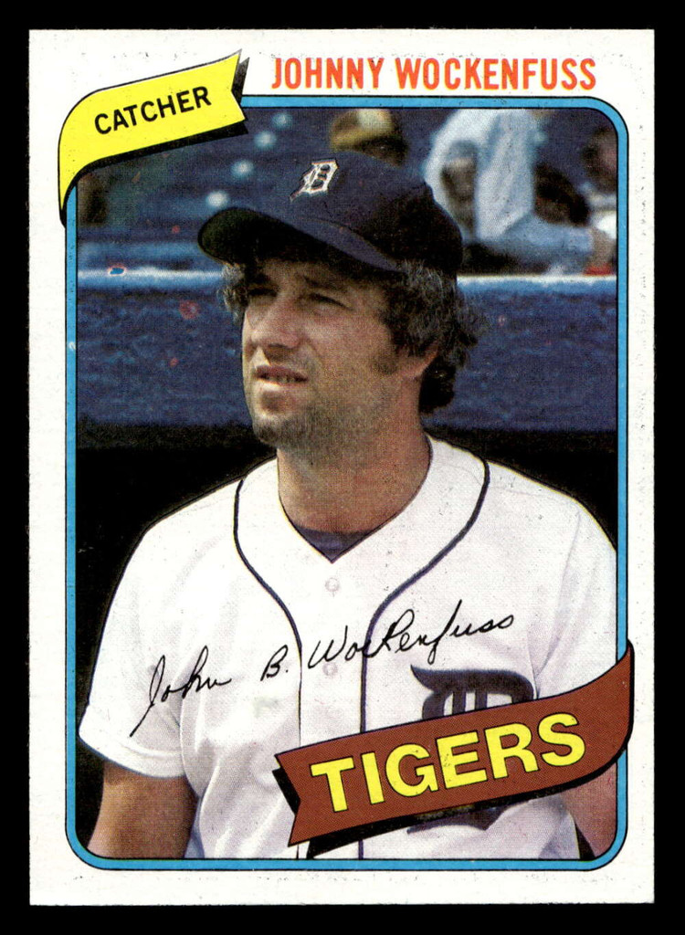 1980 Topps #338 John Wockenfuss Ex-Mint 
