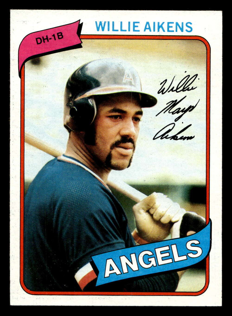 1980 Topps #368 Willie Aikens Near Mint RC Rookie 