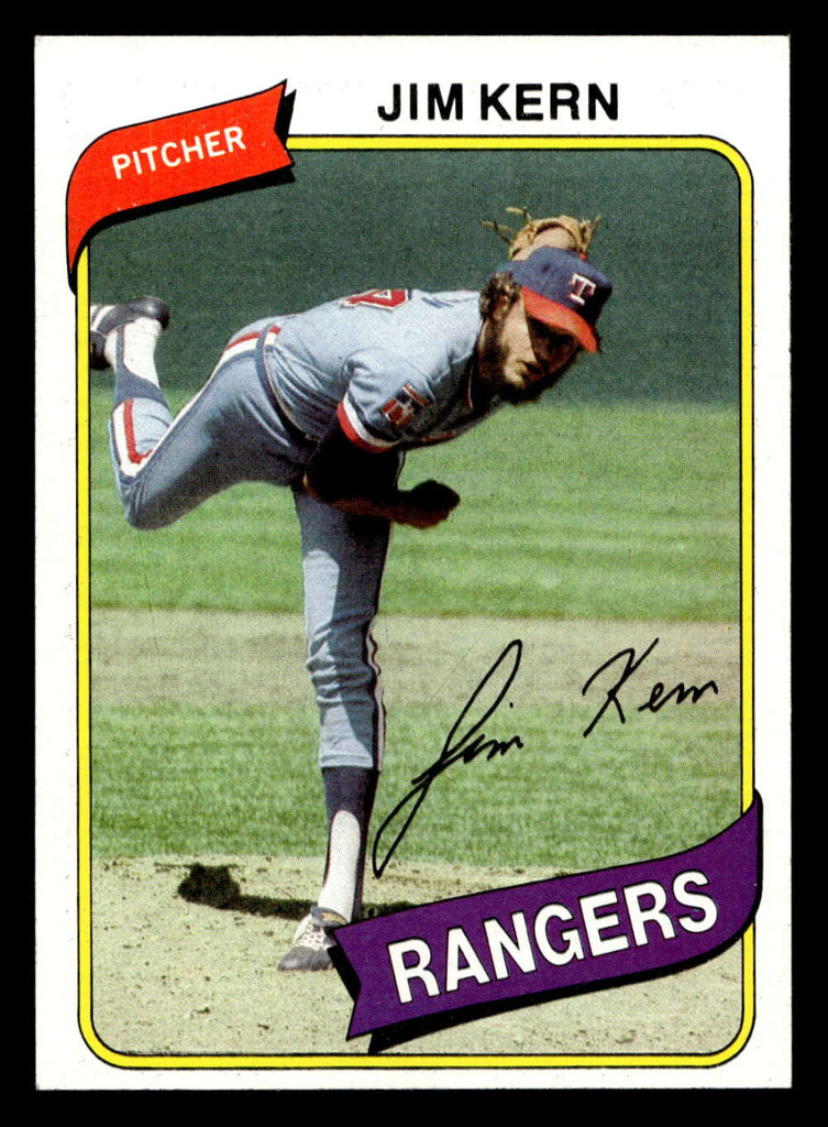 1980 Topps #369 Jim Kern Near Mint 