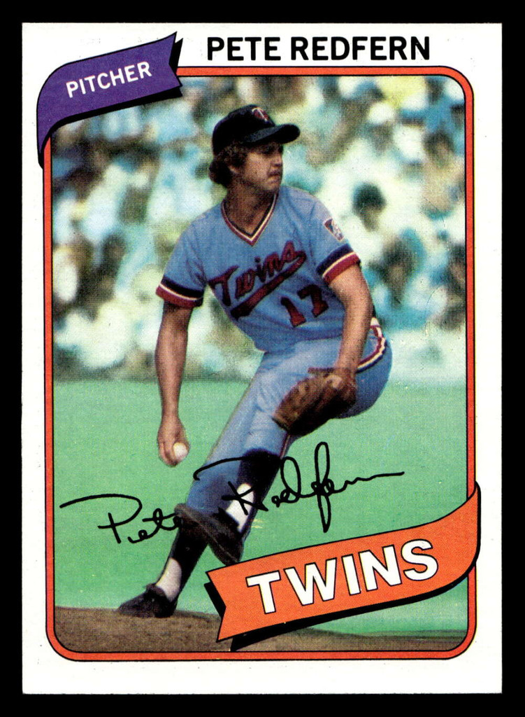 1980 Topps #403 Pete Redfern DP Near Mint 