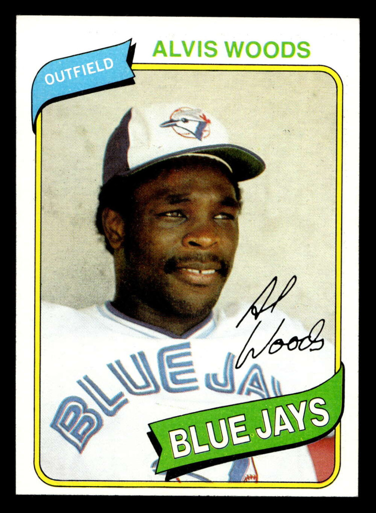 1980 Topps #444 Alvis Woods Near Mint 