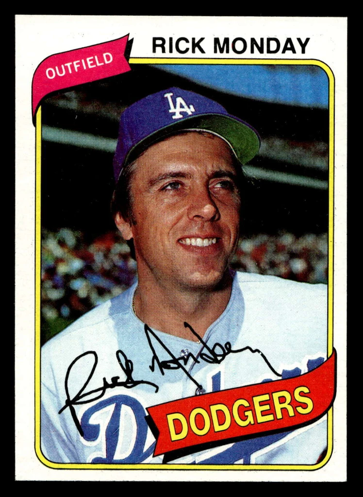 1980 Topps #465 Rick Monday Near Mint+ 