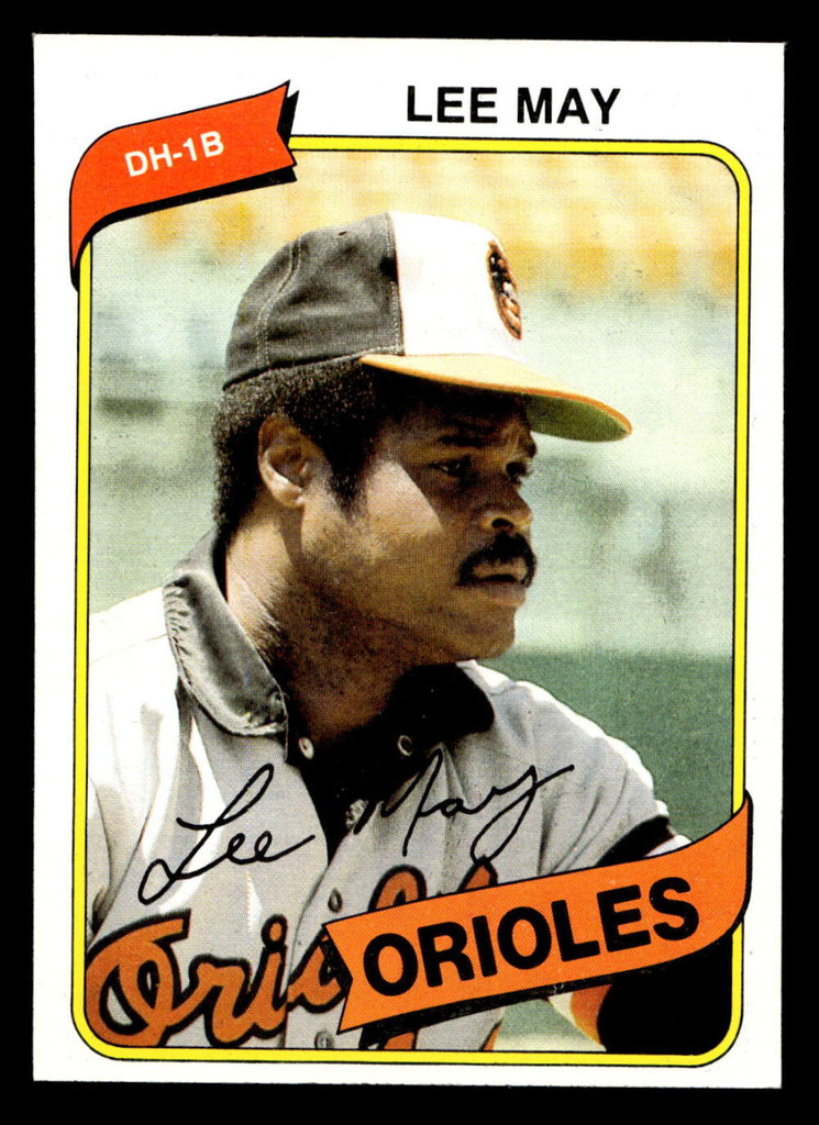 1980 Topps #490 Lee May Near Mint 