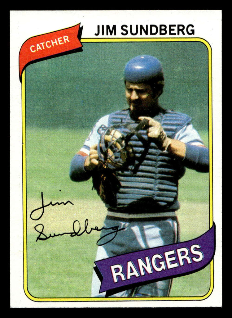 1980 Topps #530 Jim Sundberg DP Near Mint 