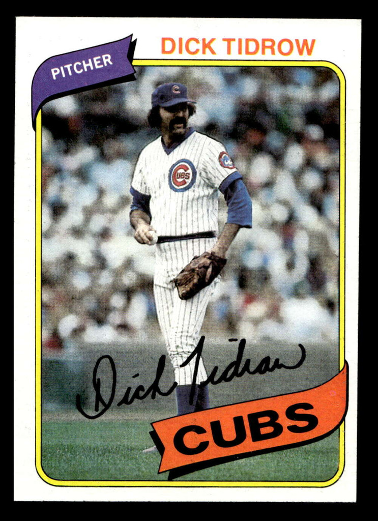 1980 Topps #594 Dick Tidrow Near Mint+ 
