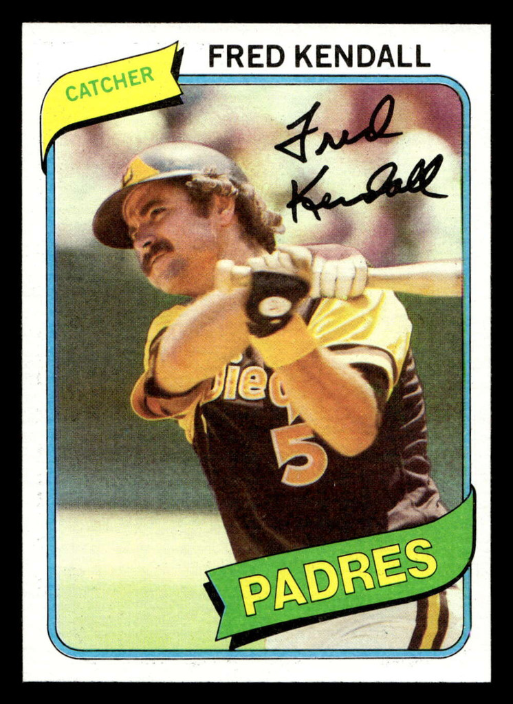 1980 Topps #598 Fred Kendall DP Near Mint+ 