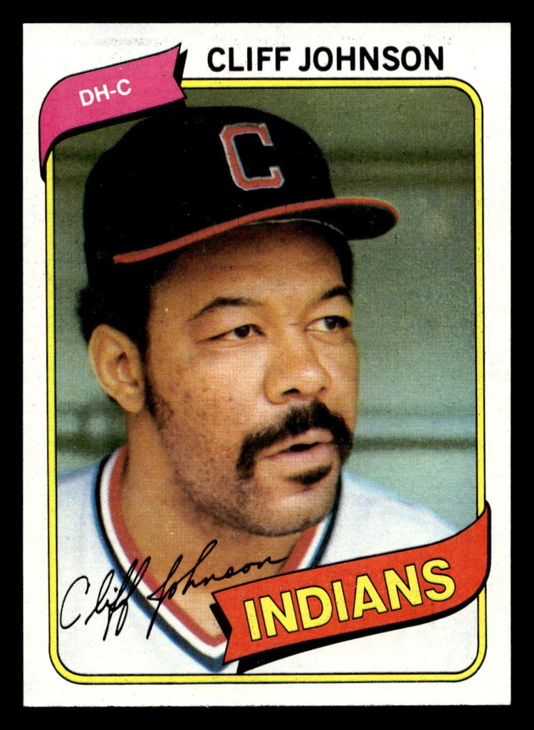 1980 Topps #612 Cliff Johnson Near Mint+ 