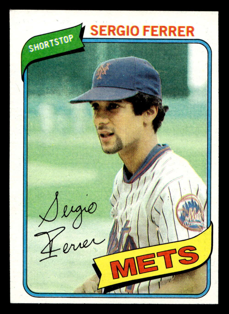 1980 Topps #619 Sergio Ferrer Near Mint 