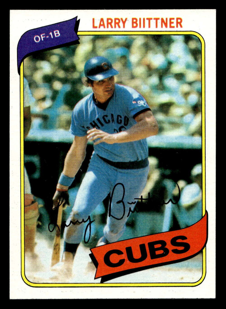 1980 Topps #639 Larry Biittner Near Mint+ 