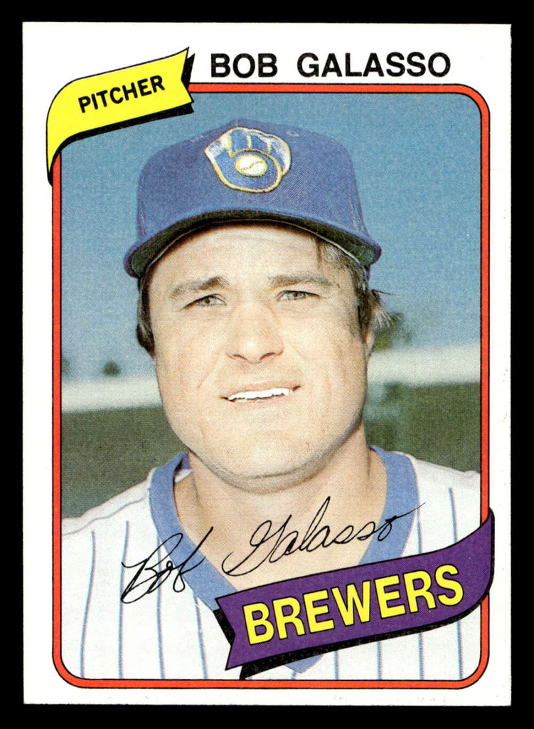 1980 Topps #711 Bob Galasso Near Mint+ RC Rookie 