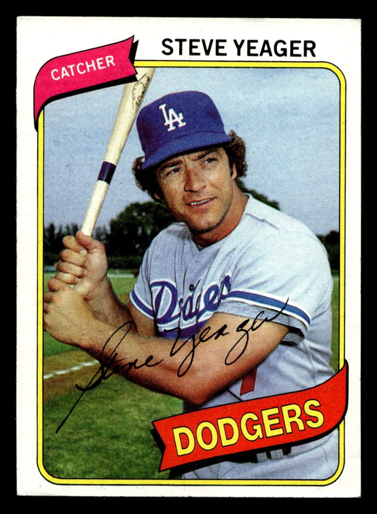 1980 Topps #726 Steve Yeager Ex-Mint 