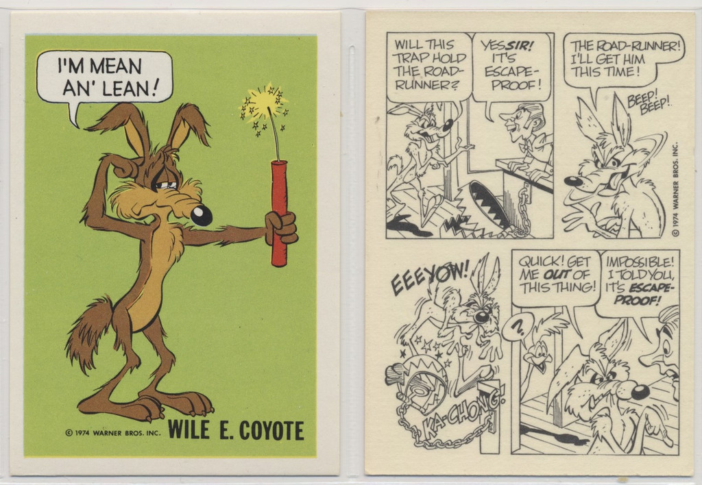 1974 National Periodical Warner Bros. Super Heroes  WILE E. COYOTE  #*sku37223