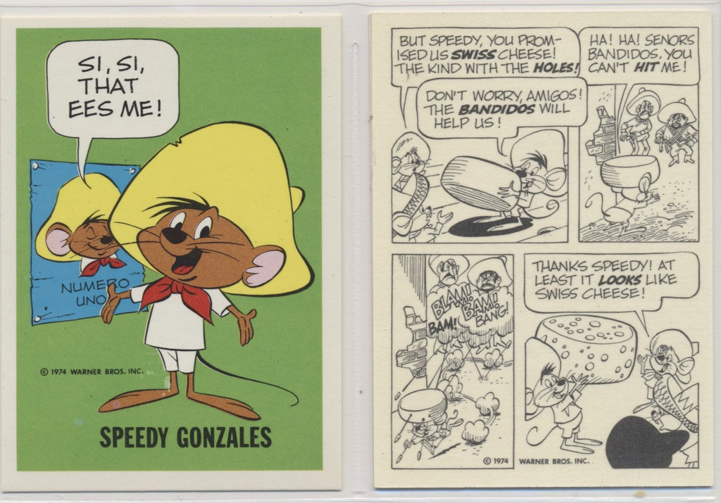 1974 National Periodical Warner Bros. Super Heroes  SPEEDY GONZALES  #*sku37226