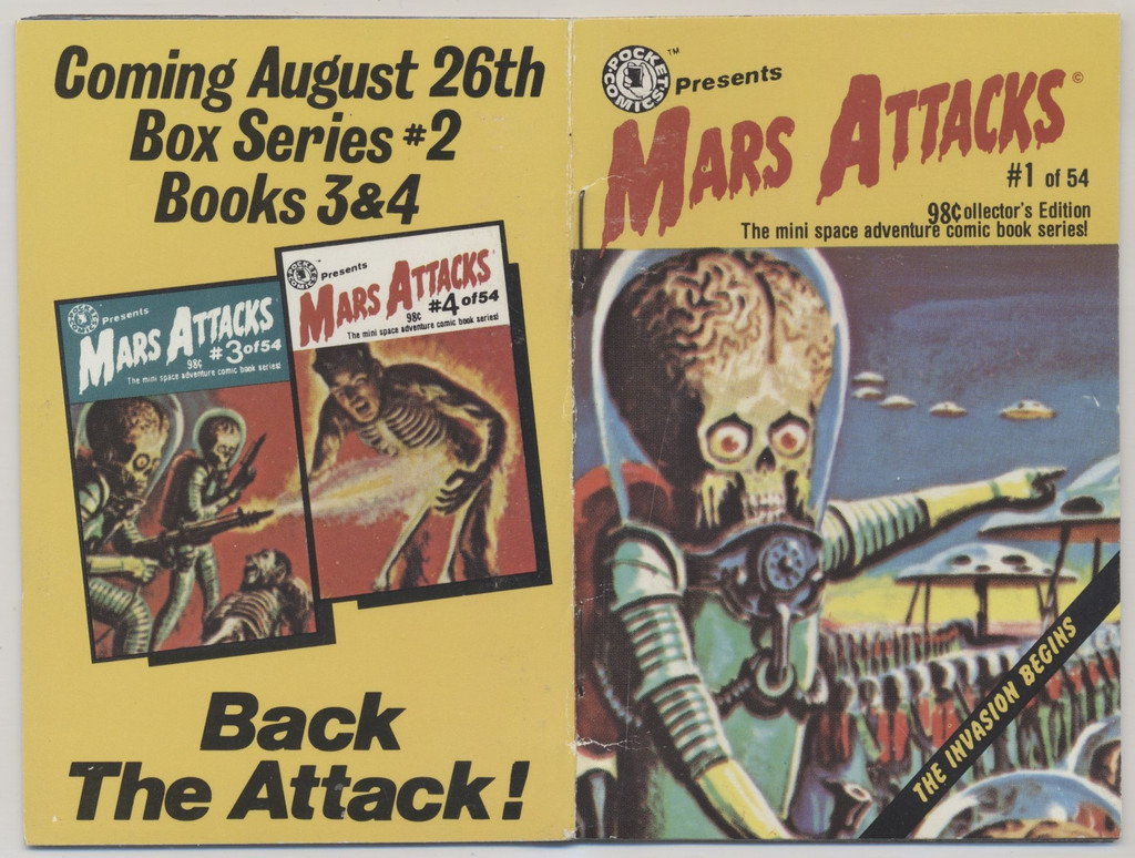 1984 Mars Attacks Mini Comic Book Series  #1 of 4  #*sku37233