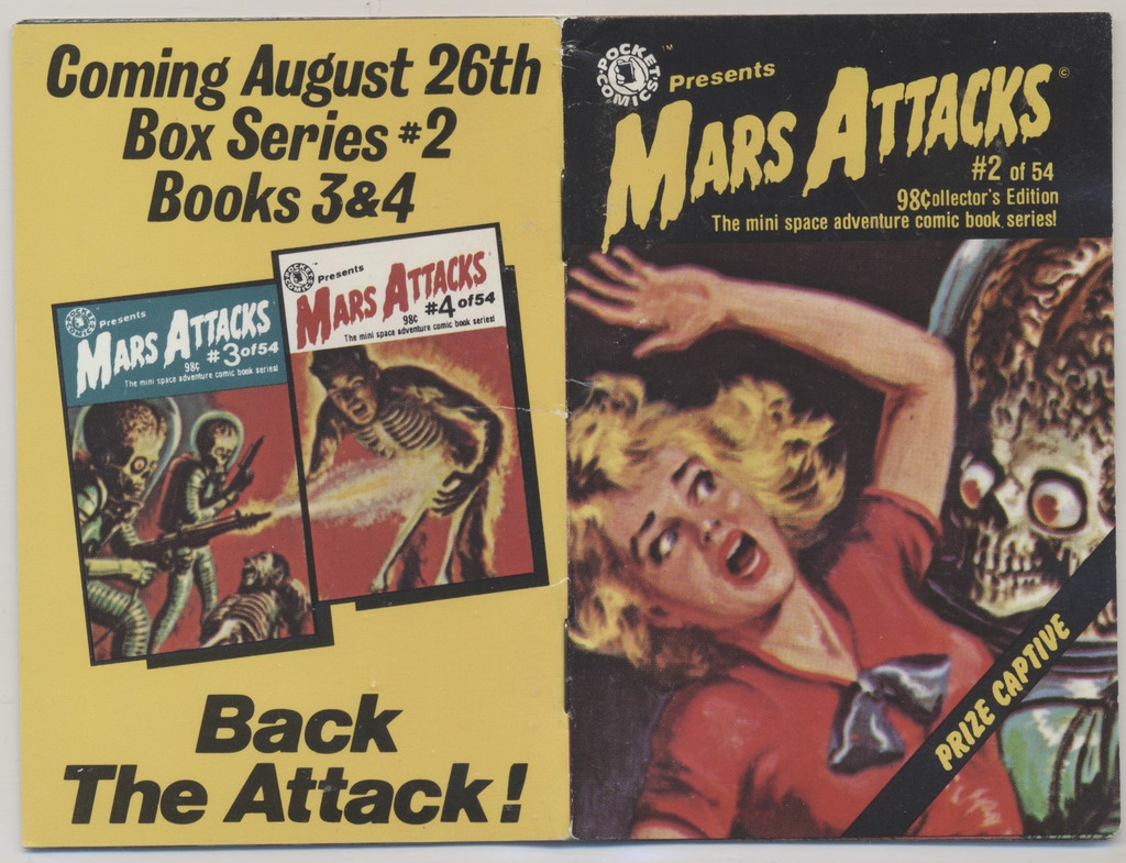 1984 Mars Attacks Mini Comic Book Series  #2 of 4  #*sku37234