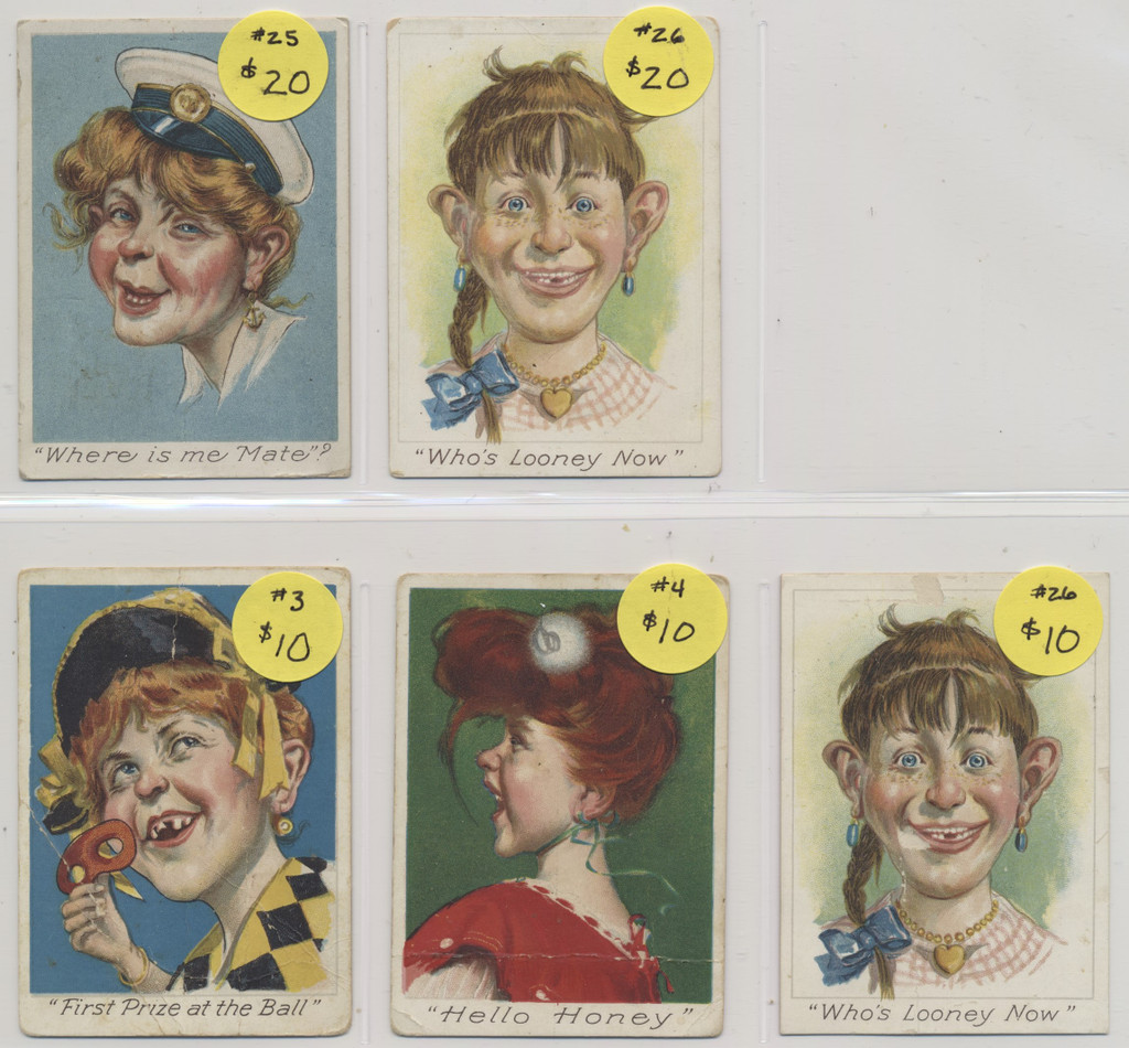 1908 T114 Up To Date Comics (U.S. MARINE on back) 20/26 w/3 dups.  #*sku37242