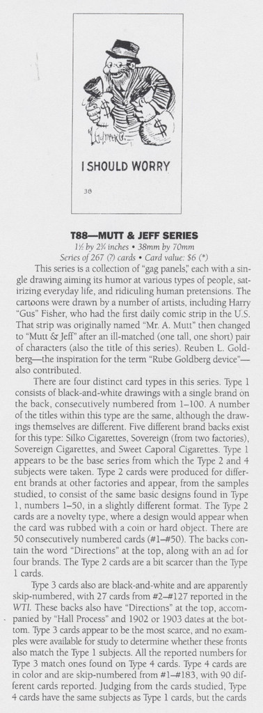 circ. 1900's T88 Mutt & Jeff Series Lot of 33 Different  #*sku37268