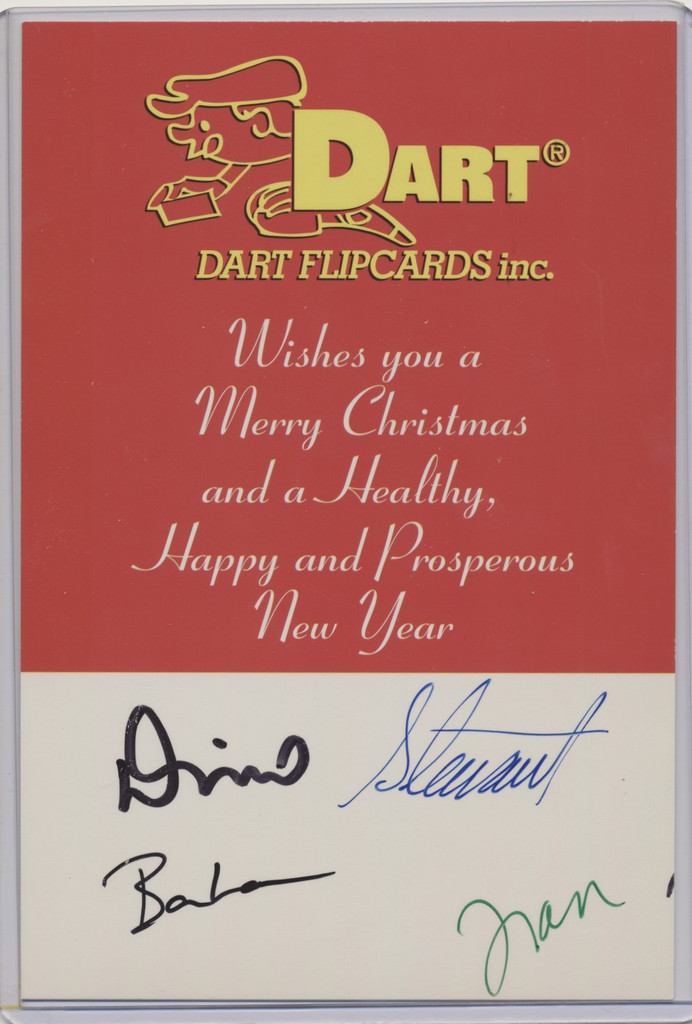 circ 1990's-2000's Dart Flipcards Prismatic Santa Claus  #*sku37271