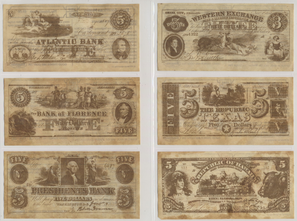 1975 Bel-Art Adv. Reproduction of Colonial & Confederate Currency Lot of 36 different  #*sku37301