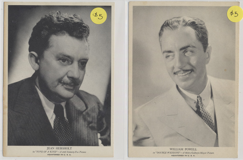 circ. 1940's Movie Stars (5" x 7")  30 different   #*sku37304
