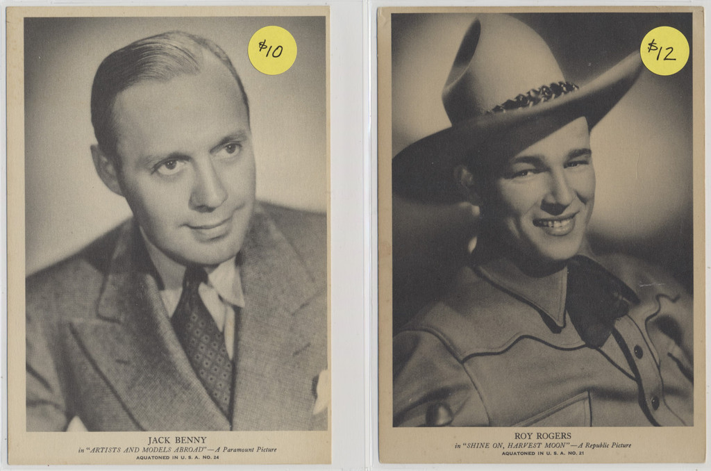circ. 1940's Movie Stars (5" x 7")  30 different   #*sku37304