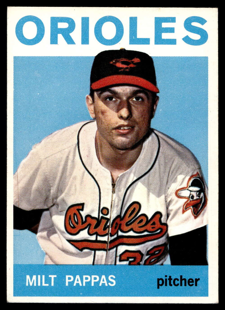 1964 Topps #45 Milt Pappas Excellent+  ID: 523738