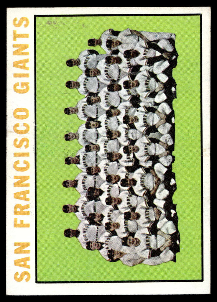 1964 Topps #257 Giants Team Very Good  ID: 523884