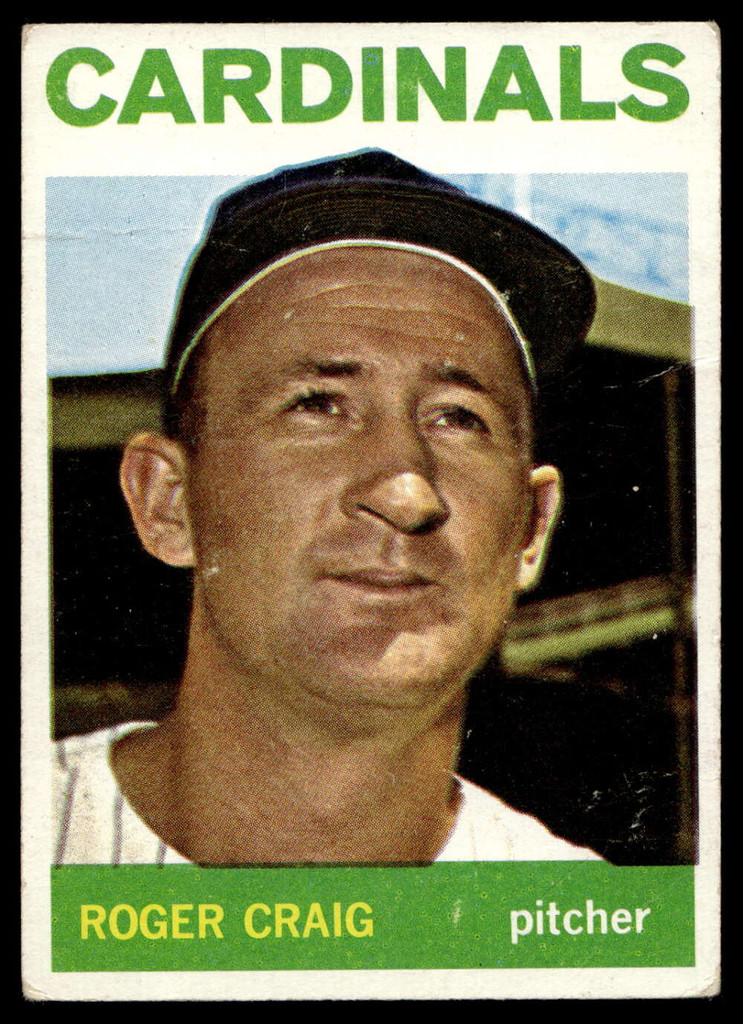 1964 Topps #295 Roger Craig Very Good  ID: 523910