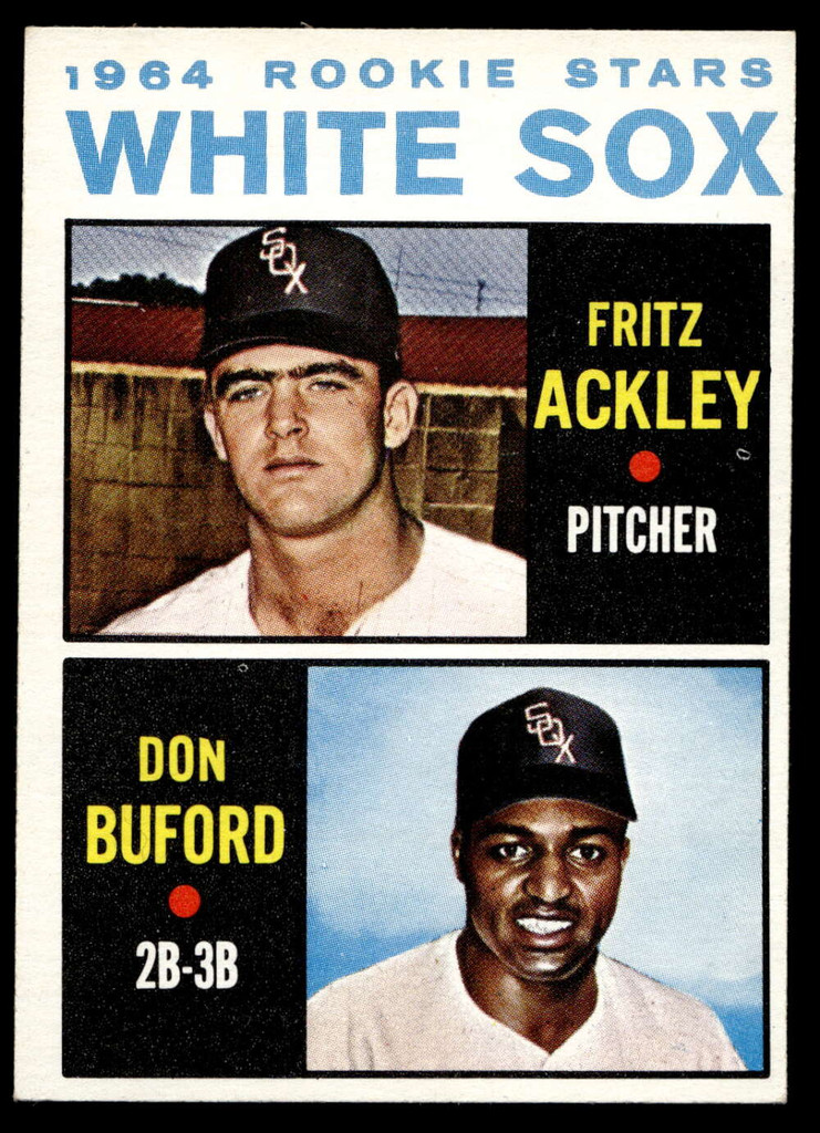 1964 Topps #368 Fritz Ackley/Don Buford White Sox Rookies Ex-Mint RC Rookie  ID: 523959