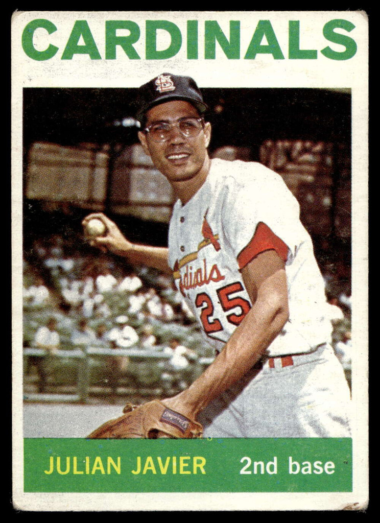 1964 Topps #446 Julian Javier G-VG 