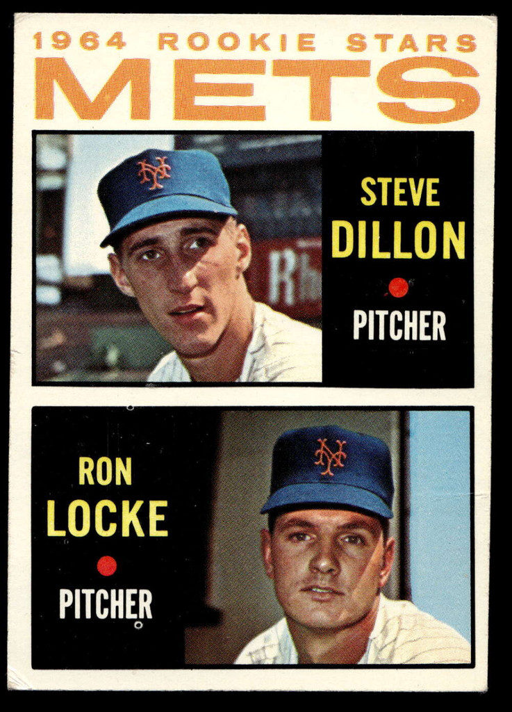 1964 Topps #556 Steve Dillon/Ron Locke Mets Rookies Very Good RC Rookie 