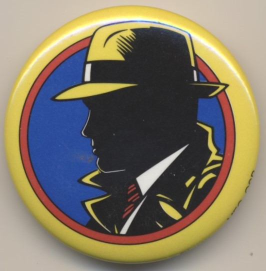 circ. 1990's Disney Dick Tracy Pin (about 1 3/4" in diameter)   #*sku37318