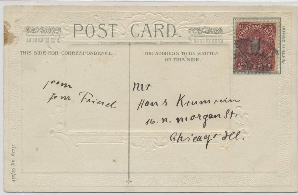 circ. 1910's Germany Used Postcard "The Surrender of Cornwallis"  #*sku37287